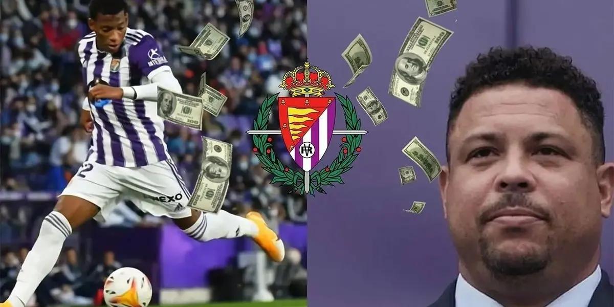 Ronaldo Nazário teme que llegue una oferta jugosa de un grande de la Premier League para llevarse a Gonzalo Plata, dejando así al Valladolid sin la oportunidad de disfrutar al extremo ecuatoriano por mucho en primera división.
