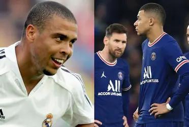 Ronaldo ya habló del fracaso del PSG en Champions League y mira con quién los comparó