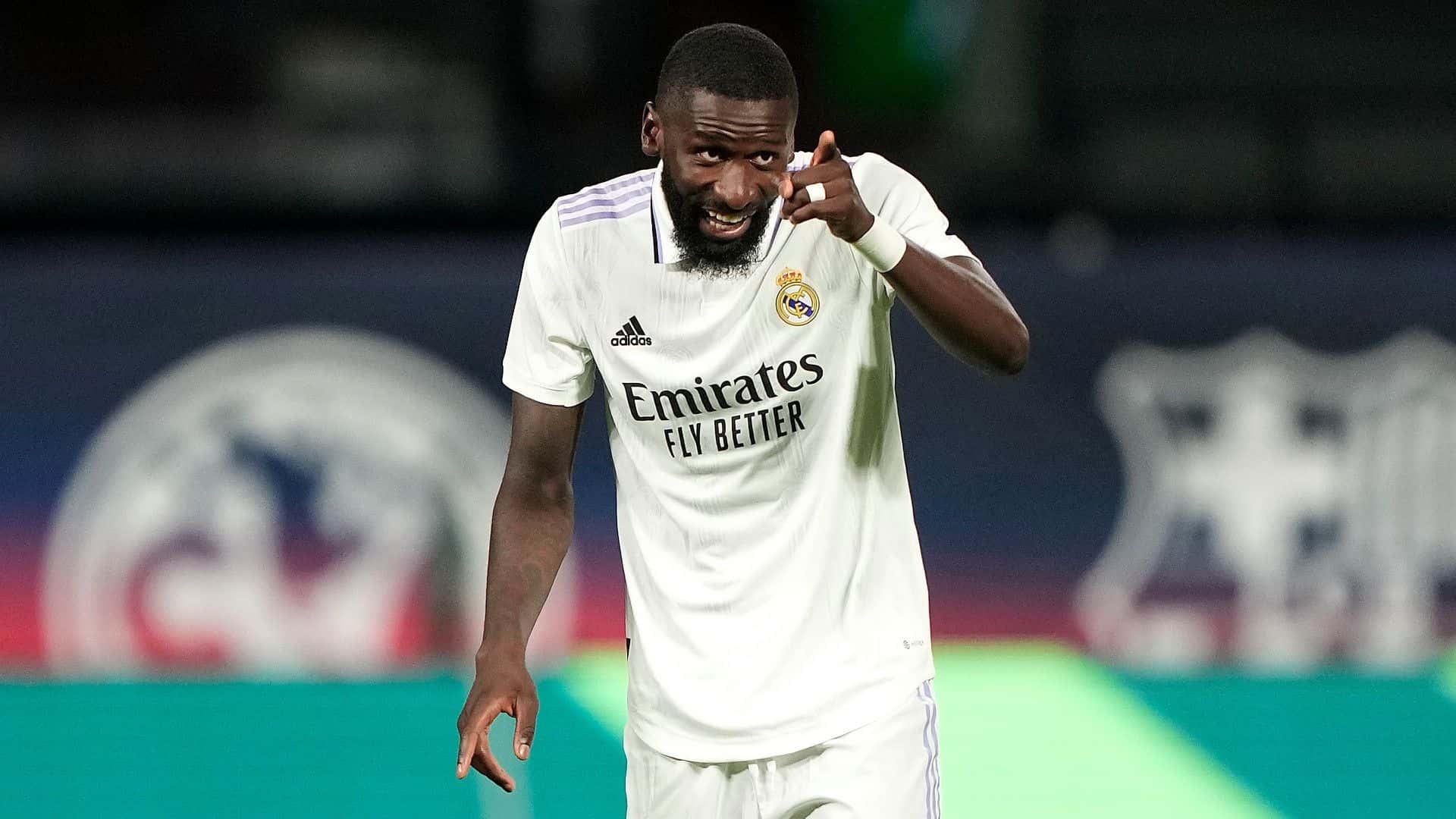 Rudiger en los primeros minutos de partido se ha lesionado de manera fortuita y puede que se pierda el derbi