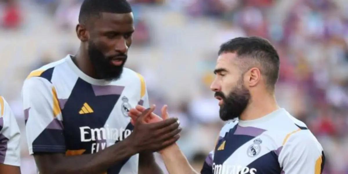 Rudiger no se recuperó y Carvajal fue de central, mira cómo le fue ante Atleti