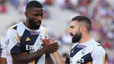 Rudiger no se recuperó y Carvajal fue de central, mira cómo le fue ante Atleti