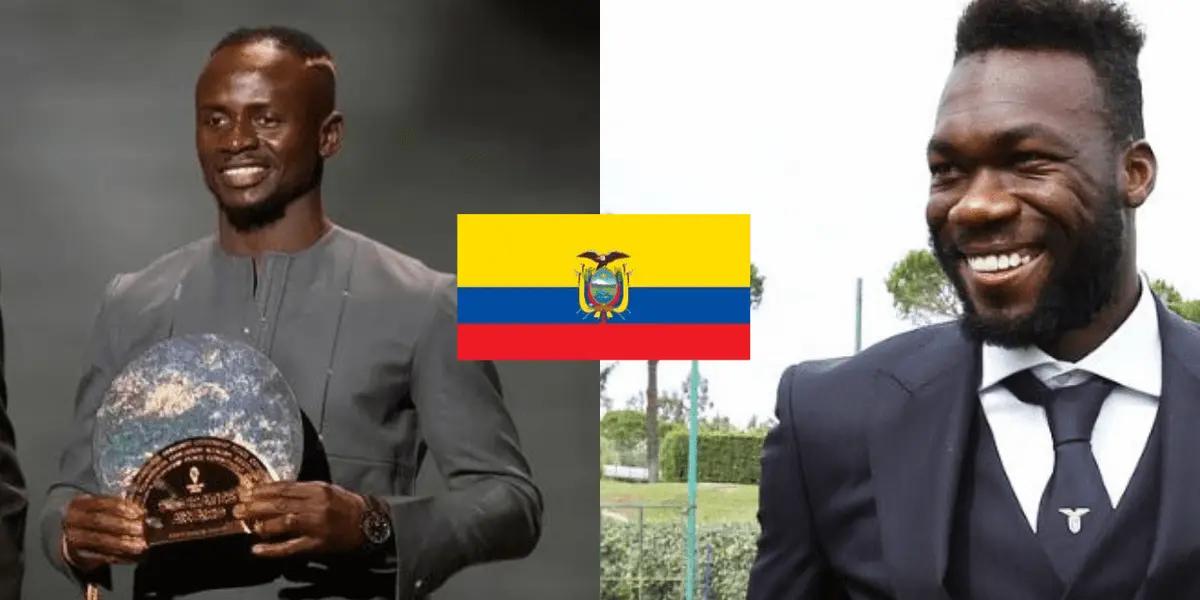 Sadio Mané le enseña a Felipe Caicedo los verdaderos valores de la vida.