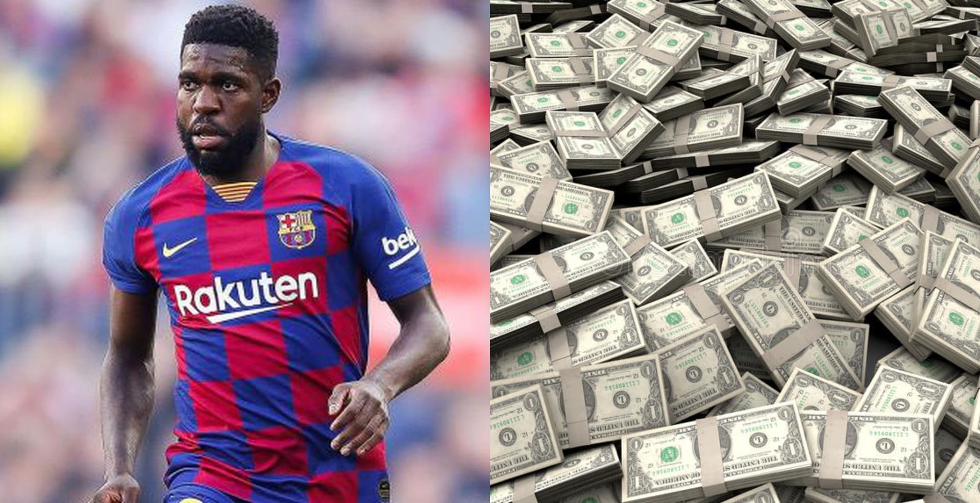 Samuel Umtiti actualmente percibe un salario de 19 millones de euros por temporada y el Barcelona quiere desprenderse de el. Girona, Milan y Olympique de Marsella estarían interesados.