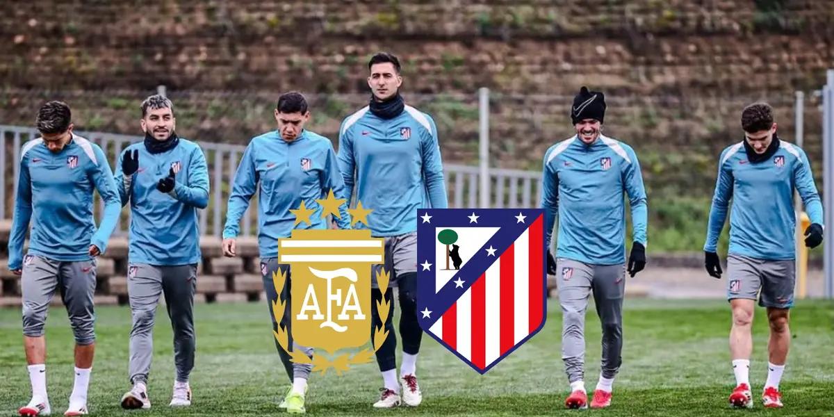 Scaloni ha convocado a seis argentinos del Atlético de Madrid