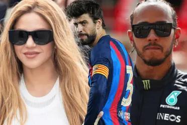 Se dio a conocer un detalle de la relación Shakira-Hamilton que no le sienta bien a Gerard Piqué