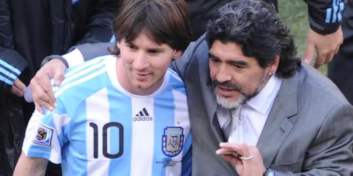 Selección Argentina, Diego Maradona y Lionel Messi
