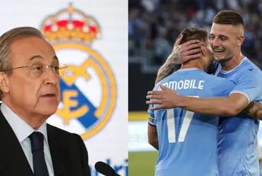 Sergej Milinković-Savić podría vestirse blanco, Florentino Pérez se reunirá con la directiva de la Lazio por el fichaje del volante.