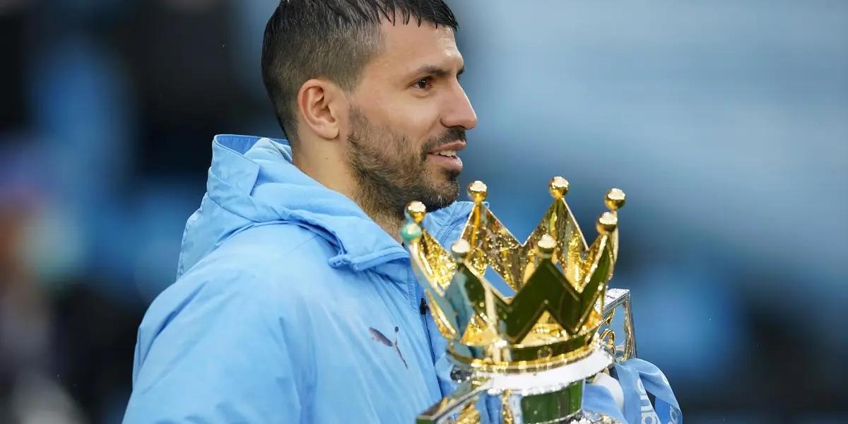 Sergio Agüero en llamas previo a su llegada a Barcelona.