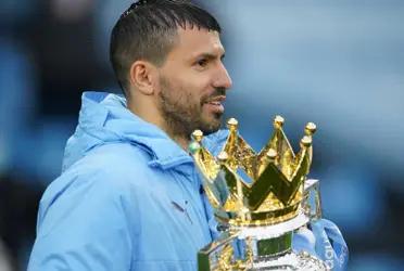 Sergio Agüero en llamas previo a su llegada a Barcelona.