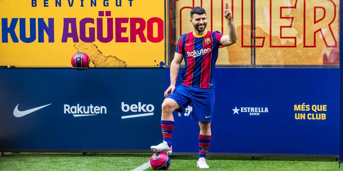 Sergio Agüero y sus primeas palabras en Barcelona.