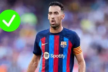 Sergio Busquets estaba casi fuera del Barza sin embargo, los dirigentes del club recapacitaron y ahora ya no lo quieren fuera.