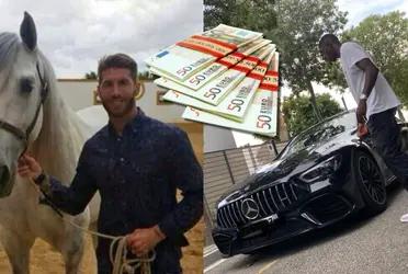 Sergio Ramos cuenta con un caballo más caro que el vehículo de Dembélé