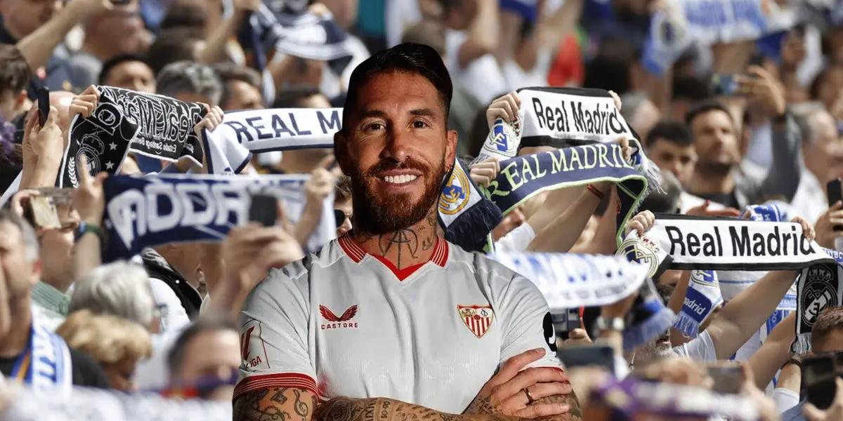 Sergio Ramos habló en conferencia de prensa como jugador de Sevilla y le mandó un recado a los hinchas de Real Madrid