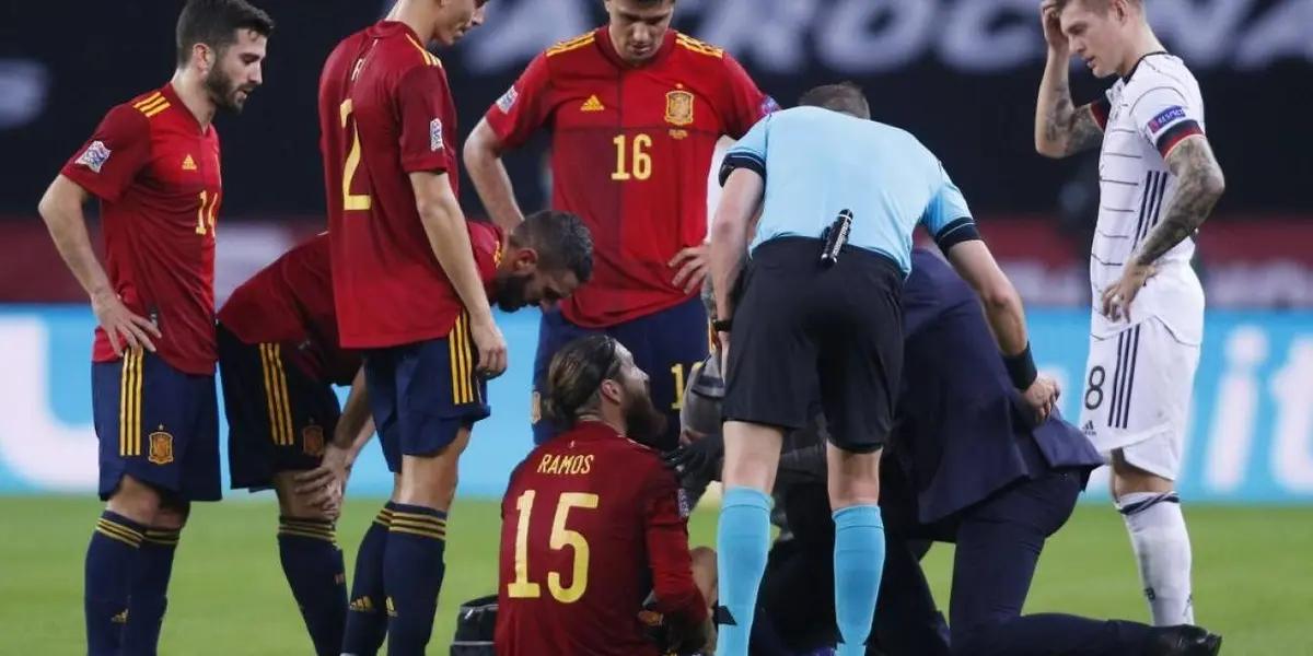 Sergio Ramos lesionado será baja para el Real Madrid