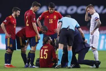 Sergio Ramos lesionado será baja para el Real Madrid