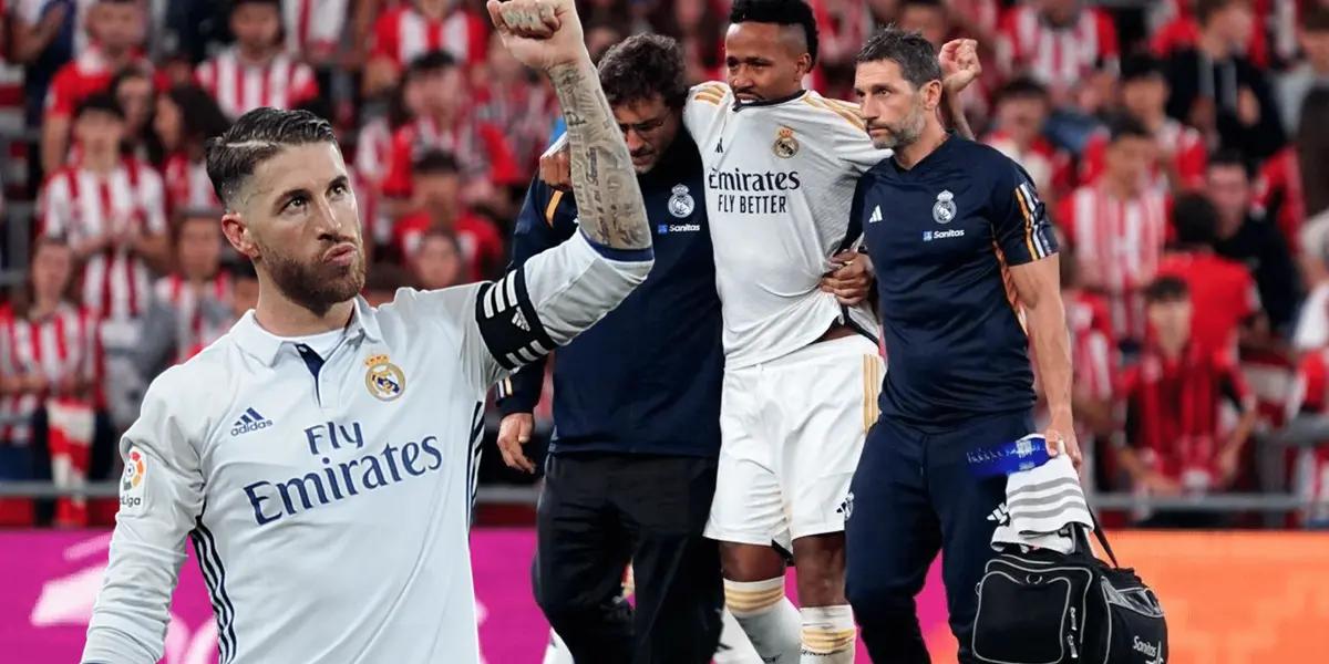 Sergio Ramos pica en punta en el cariño de la afición para reemplazar a Eder Militao