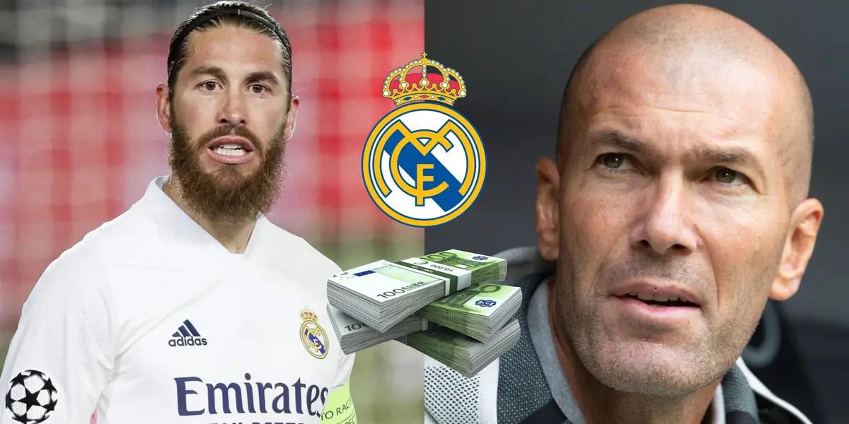 Sergio Ramos sonó como refuerzo para Real Madrid pero pidió una fortuna mientras que este es el deseo de Zinedine Zidane
