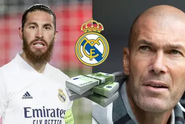 Sergio Ramos sonó como refuerzo para Real Madrid pero pidió una fortuna mientras que este es el deseo de Zinedine Zidane
