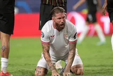 Sergio Ramos tuvo una acción negativa con Sevilla que lo hizo cumplir con un récord inédito en su carrera