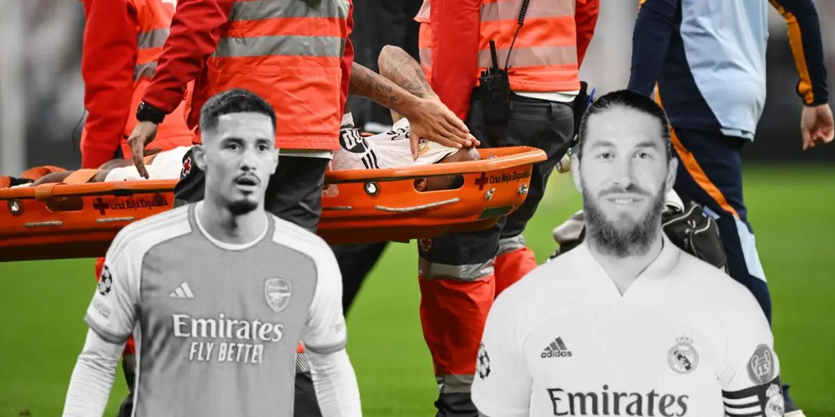 Sergio Ramos - William Saliba (Foto: Real Madrid)