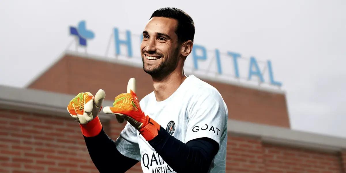 Sergio Rico superó un difícil momento y dejó un mensaje en la puerta del hospital