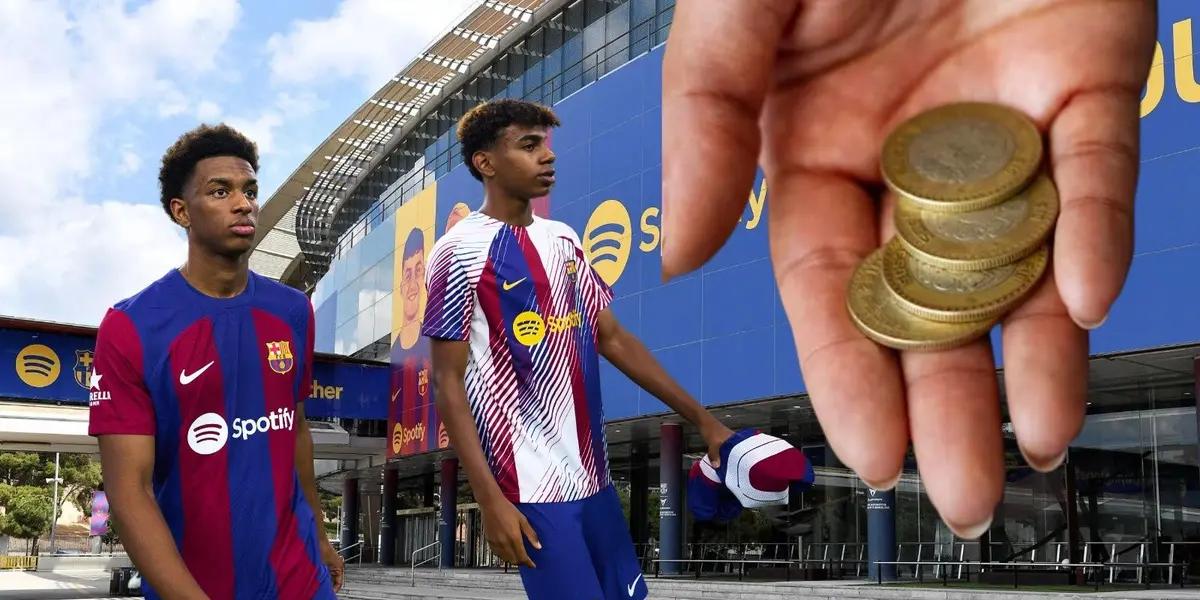 Si bien ambos jugadores tienen una cláusula de salida millonaria, el dinero que cobran todos los meses en el Barça aún deja mucho que desear