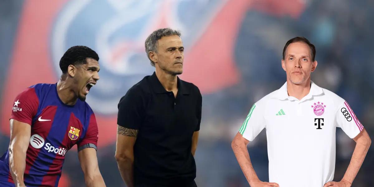 Si Barça no deja ir a Araújo, Bayern quiere robarle un jugador a Luis Enrique