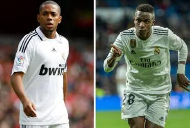 Si bien el futbolista brasileño del Real Madrid atraviesa un mejor momento en la institución desde su arribo, no supera las estadísticas de su coterráneo quien fuera futbolista merengue entre 2005 y 2008.