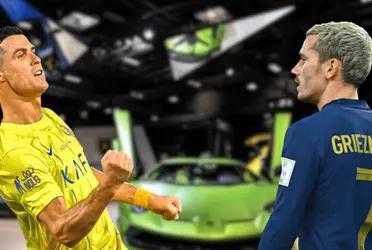 Si bien el portugués maneja un auto de altísima gama en Arabia Saudí, Griezzman no se ha quedado atrás y redobló la apuesta con un vehículo impactante