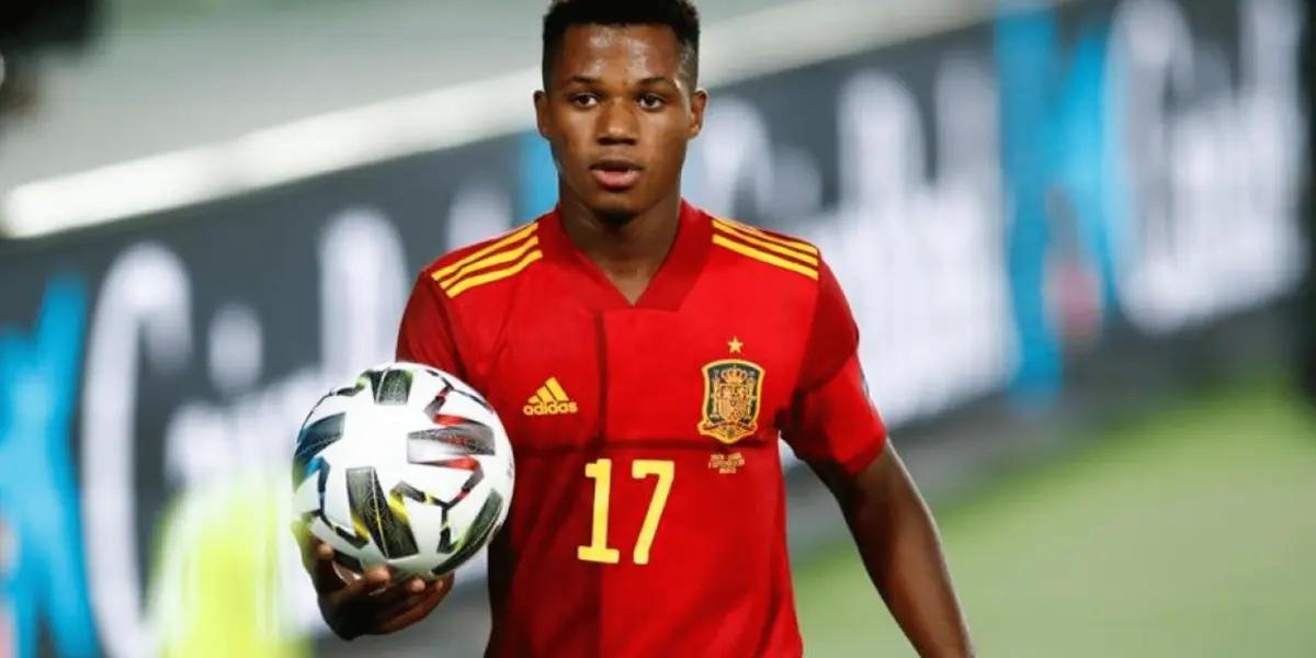 Si bien lejos está de tener el mejor rendimiento en la Premier League, Ansu Fati podría tener una nueva chance en La Roja