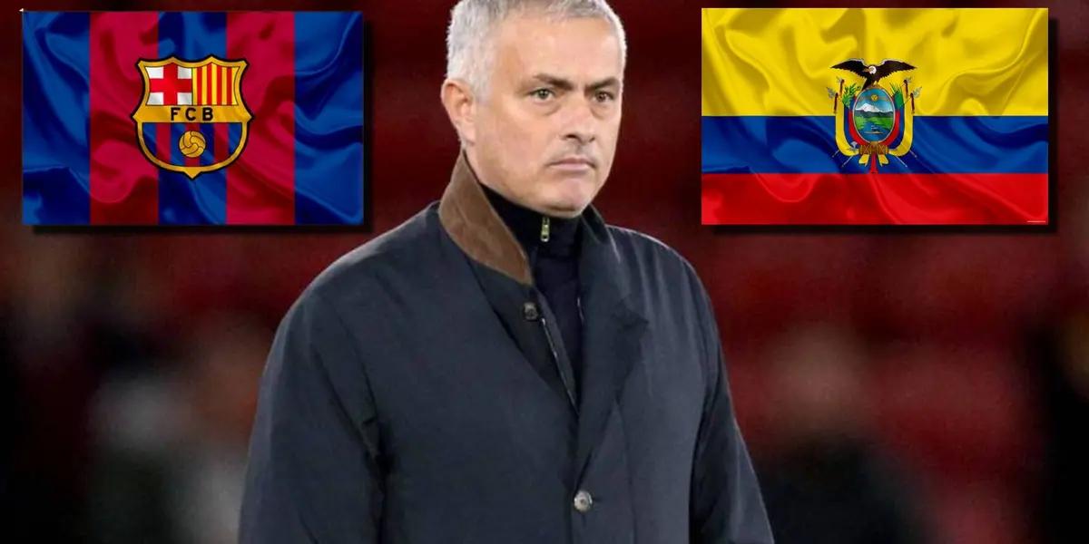 Si Mourinho llega al Barça, ya tiene visto a este ecuatoriano de 35 millones