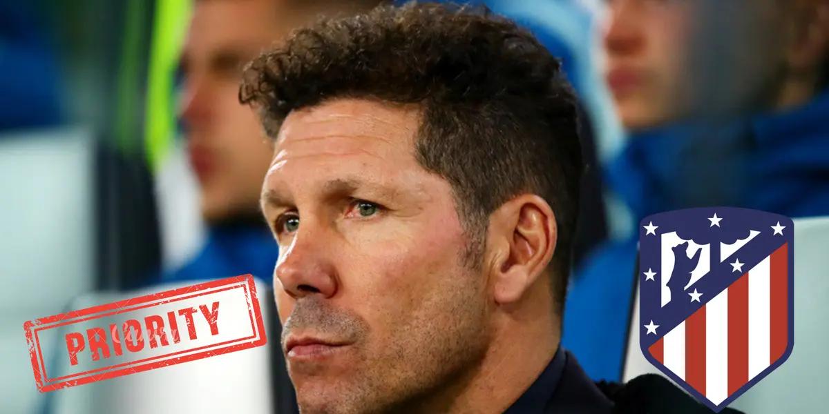 Simeone fue claro y quiere este jugador como prioridad en Atlético de Madrid