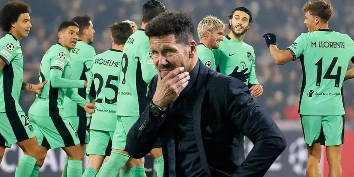 Simeone lo pidió como prioridad, fue un fiasco y Atleti lo bota tras 9 partidos