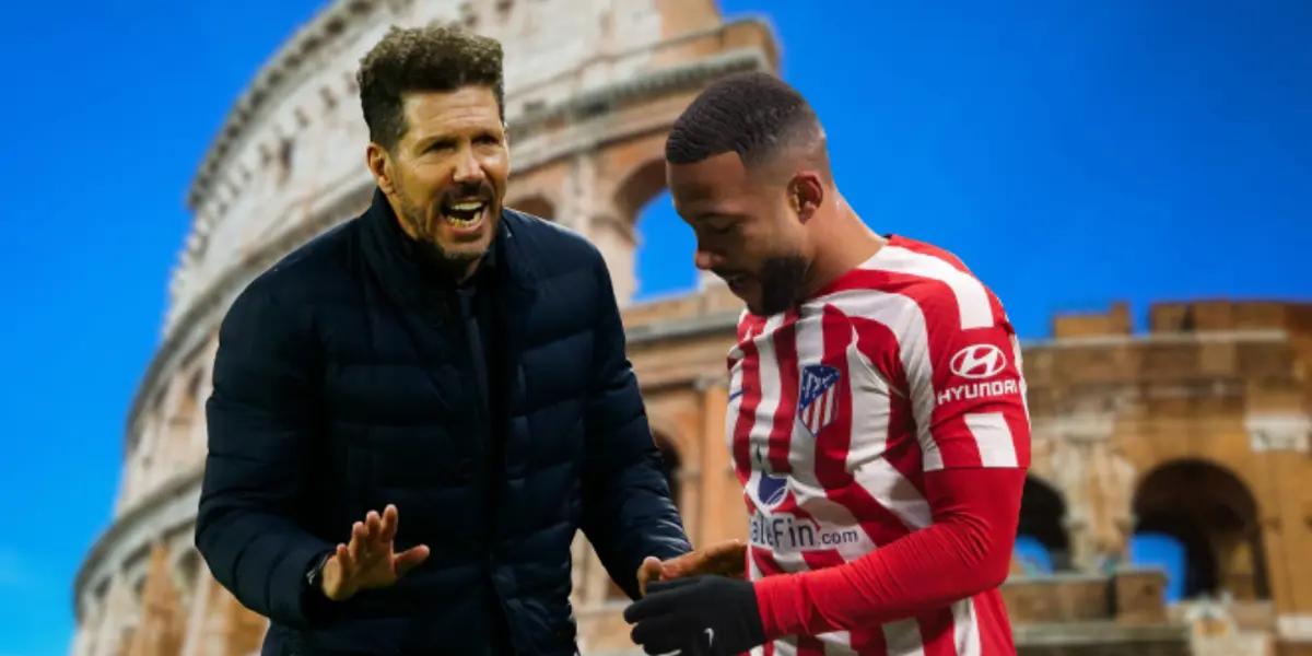 Simeone se cansó de Depay, el crack de 23 años que vendría desde Italia