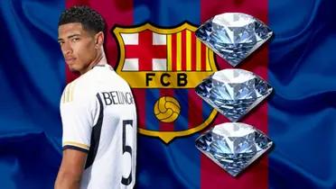 Solamente vendiendo a estas 3 joyas, Barça podría comprar a Bellingham del Madrid