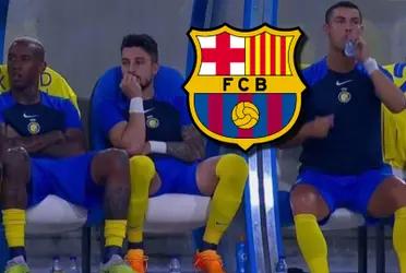 Solo porque juega CR7 en Al-Nassr, mira lo que hicieron los del Barça a la banca de suplentes