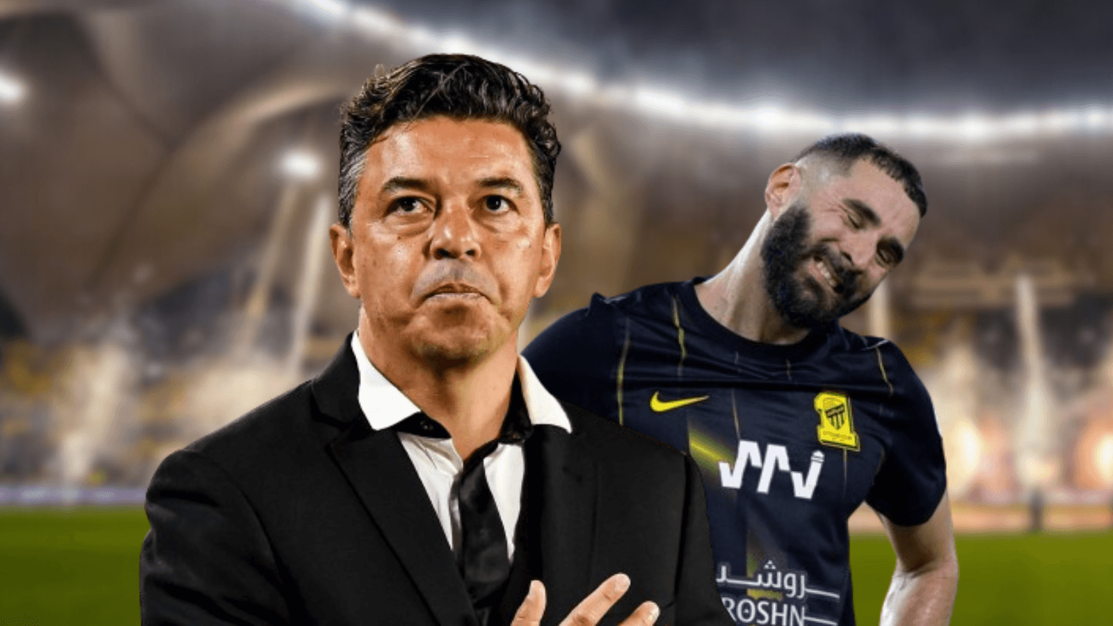 Sorpresa en Arabia, la decisión de Gallardo con Benzema en Al Ittihad