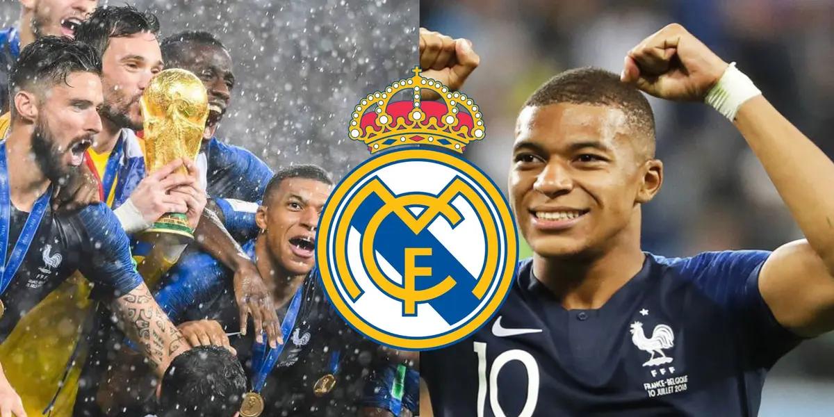 Sorpresa para los madridistas, el fichaje de Kylian Mbappé podría venir adjunto de otro francés campeón del mundo