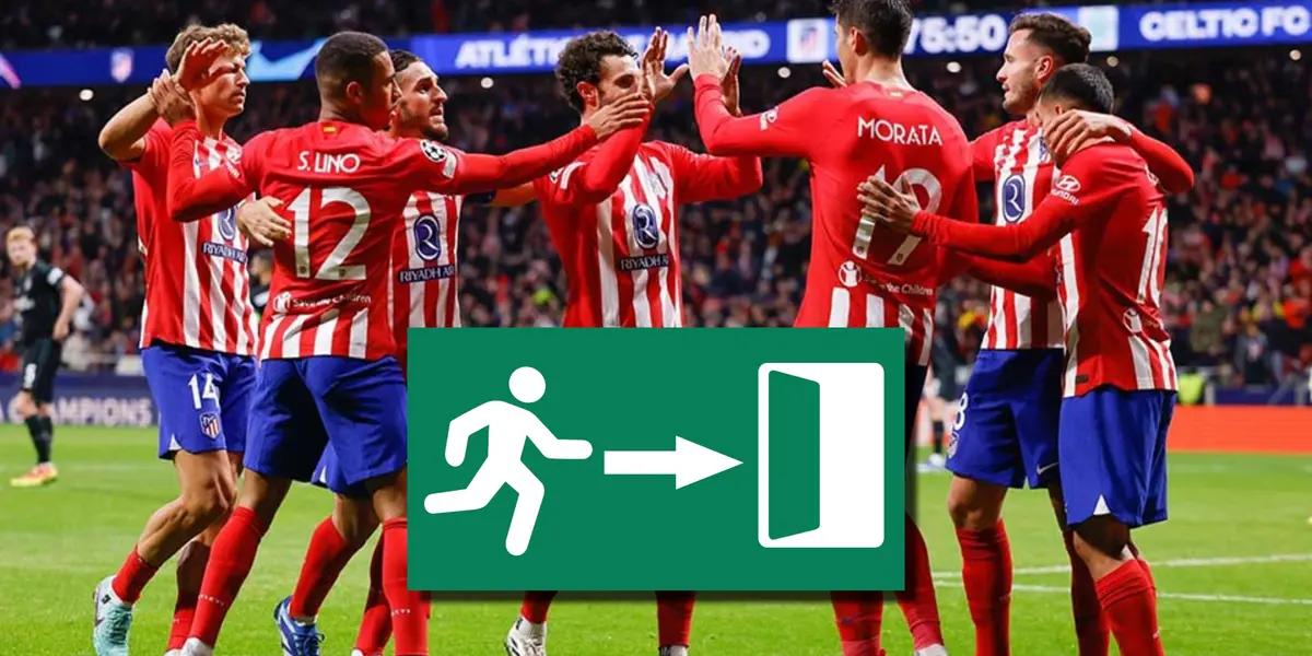 Sorpresivo, los 2 titulares que podrían dejar el Atleti y sufre Diego Simeone