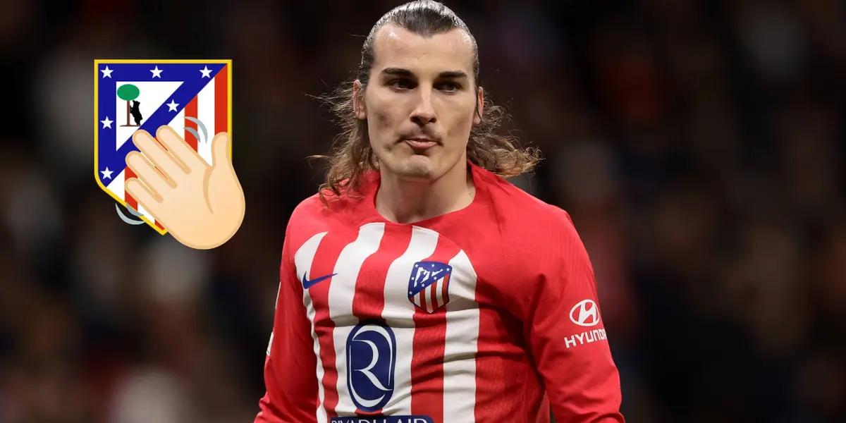Söyüncü en un partido con el Atlético de Madrid