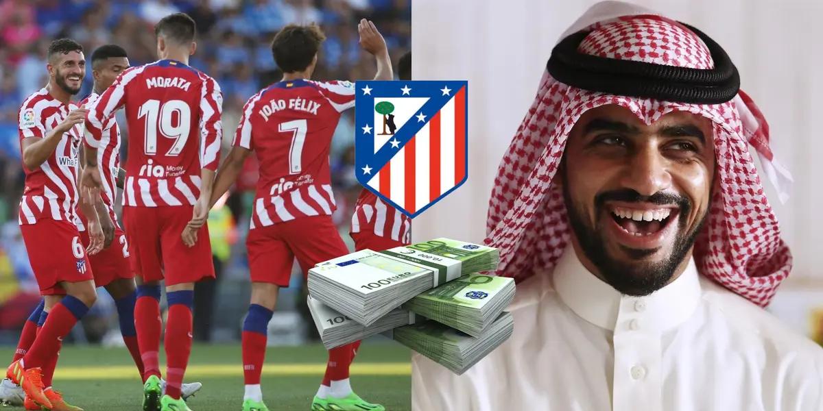 Su deseo era quedarse en Atlético de Madrid hasta resignando sueldo pero ahora cambió de opinión y va a Arabia por una fortuna