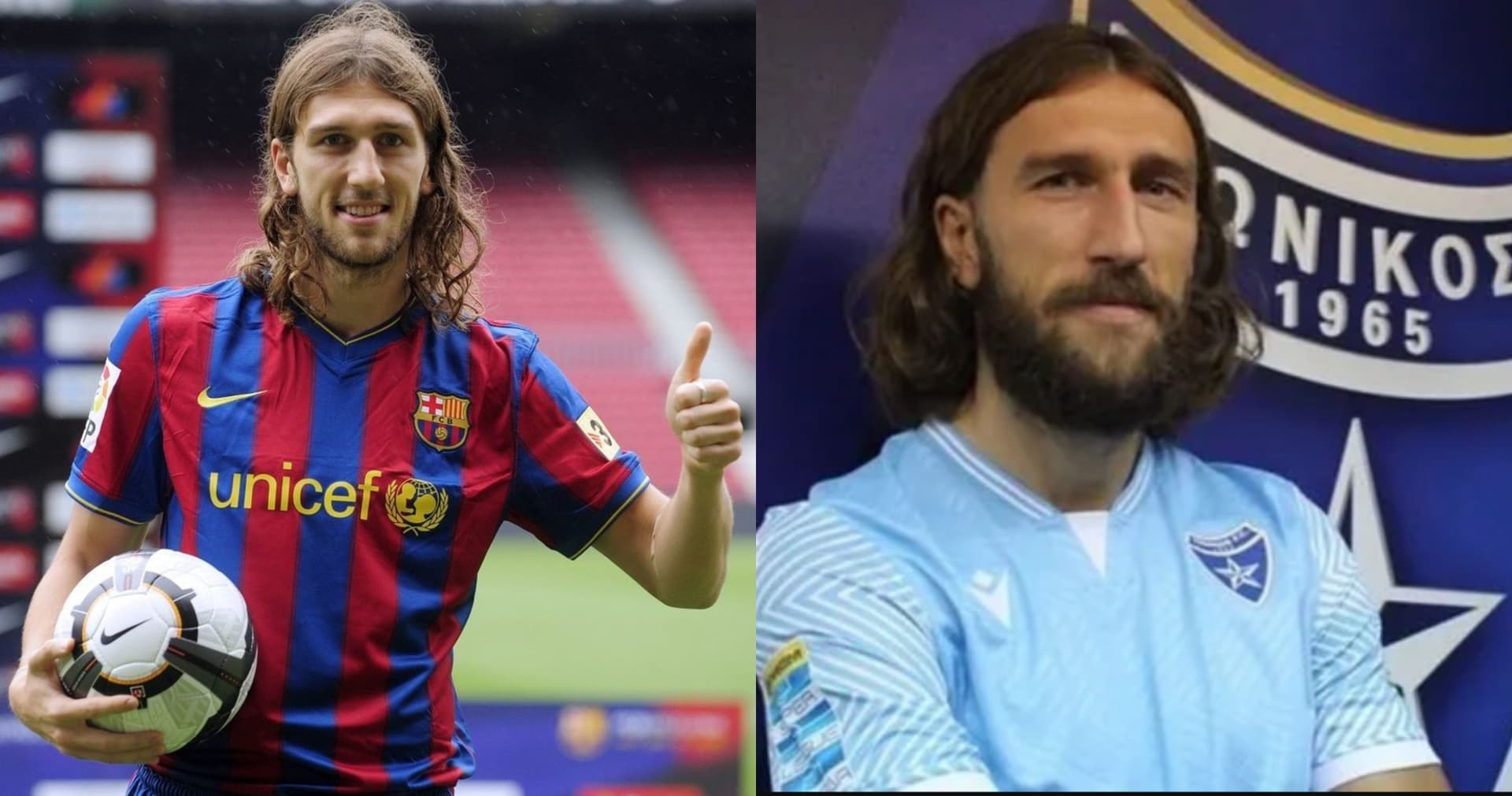 Supo ser refuerzo del Barcelona a cambio de 25 millones de euros por exclusivo pedido de Pep Guardiola, le fue muy mal y actualmente juega en el Ionikos de Nicea de Grecia. La carrera de Dmitró Chihrinski ha sido en constante caída.