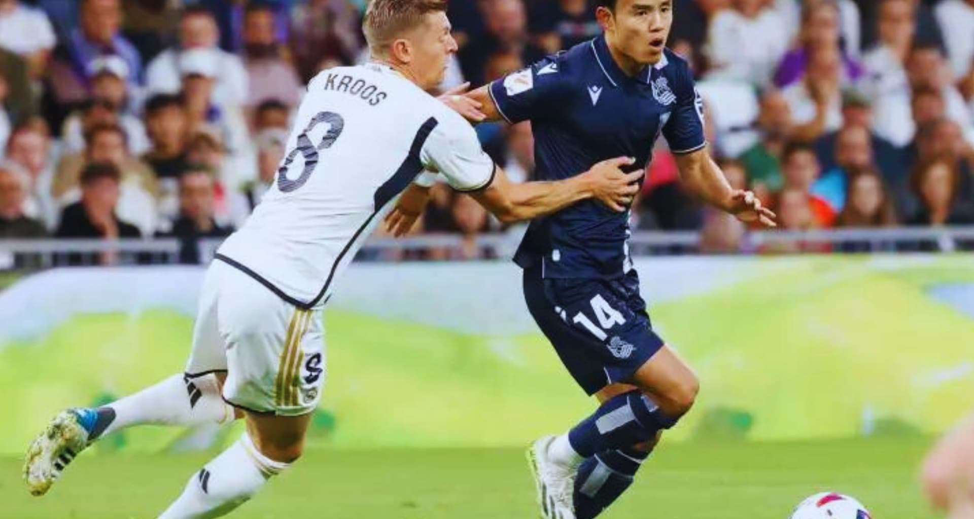 Take Kubo se luce contra el Real Madrid, su ex club