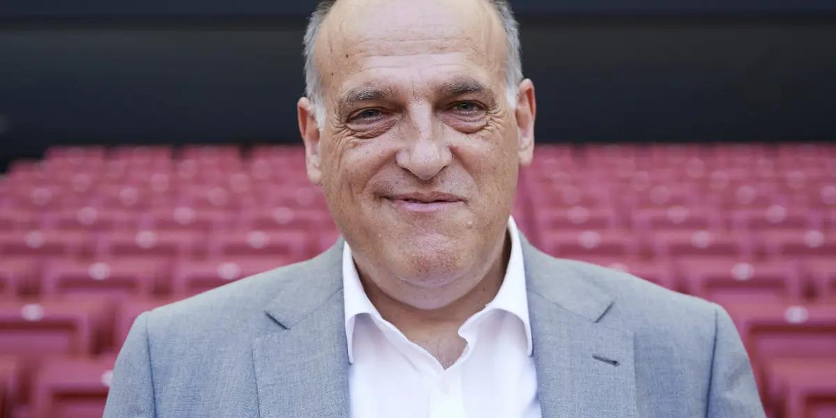 Tebas envía un mensaje a Real Madrid y Barcelona.