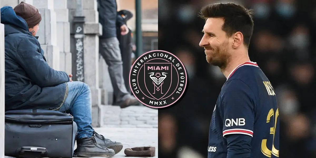 Tenía su lugar de privilegio en Inter de Miami pero la llegada de Lionel Messi lo dejó en la calle