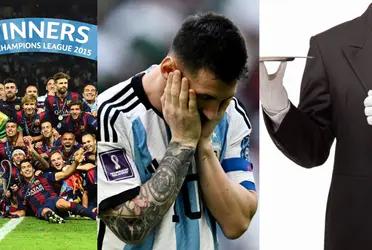 Tenía una tremenda carrera por delante pero por culpa de Lionel Messi lo botaron y ahora se dedica a trabajar de mayordomo