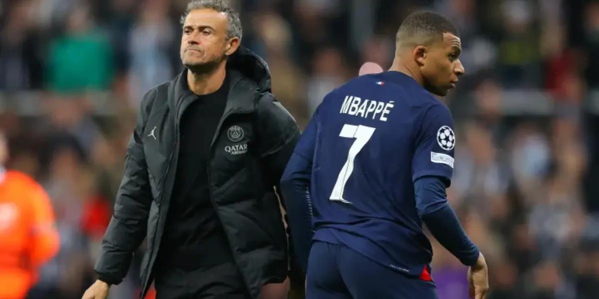 Tensión en PSG, hubo reunión de Mbappé con Luis Enrique y mira lo que se dijeron