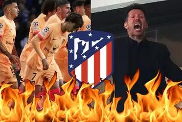 Tensión esta mañana en el entrenamiento de Atlético de Madrid