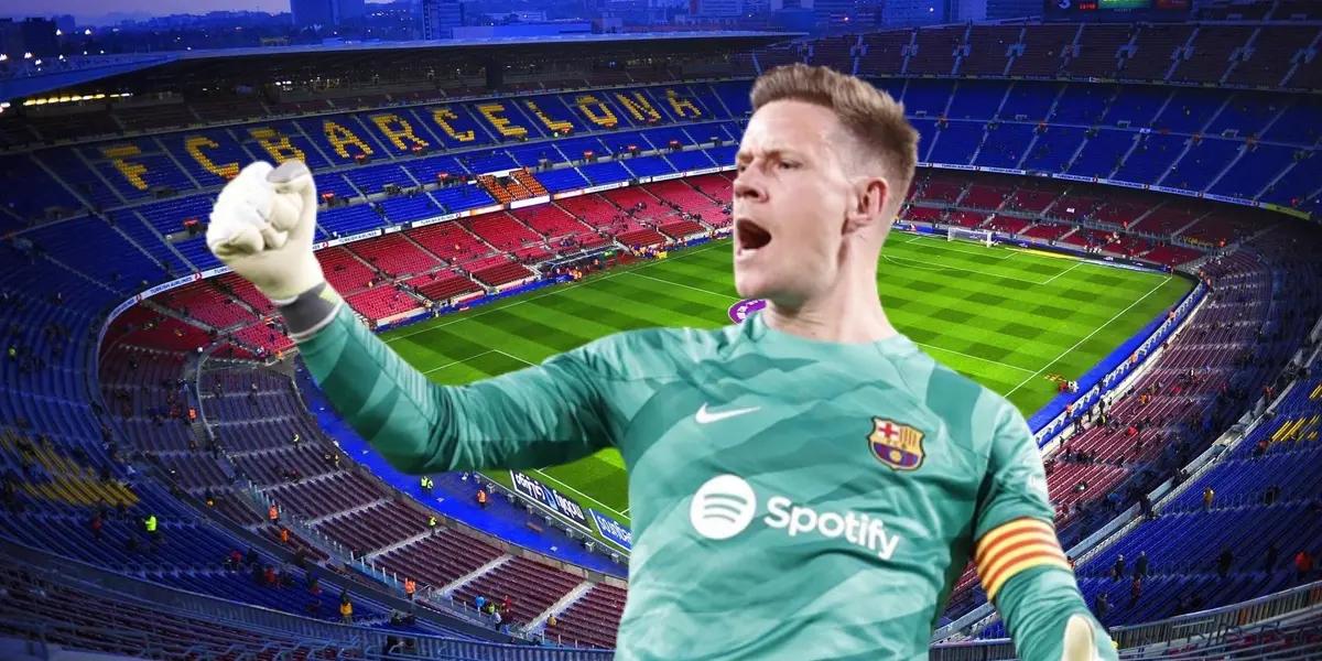 Ter Stegen, portero de Barcelona, recibio una enorme noticia antes de jugar contra Celta de Vigo.