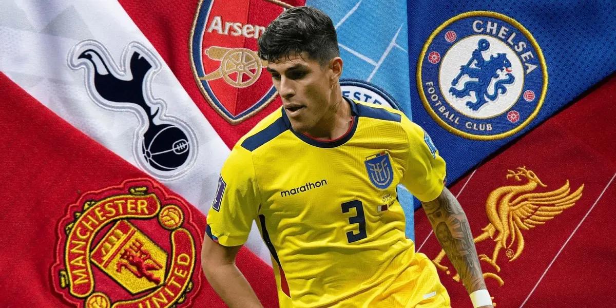 The Sun informó que dos integrantes del Big Six batallan por llevarse al joven zaguero de Ecuador.